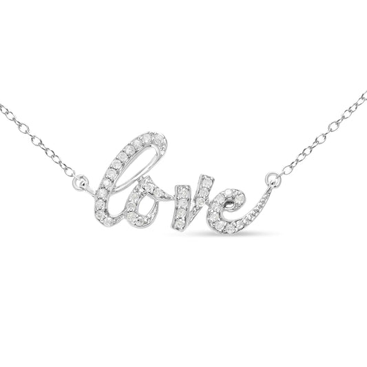Round "Diamond Love" 18 Pendant Necklace