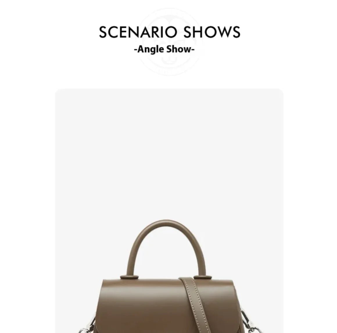 Leather Saddle Crossbody Retro Bag